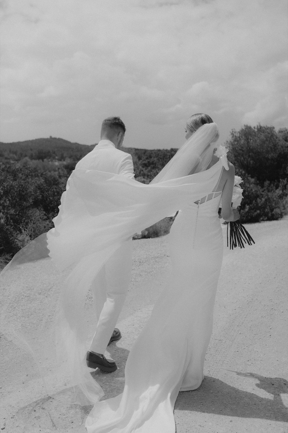 Retrato de novia antes de la ceremonia